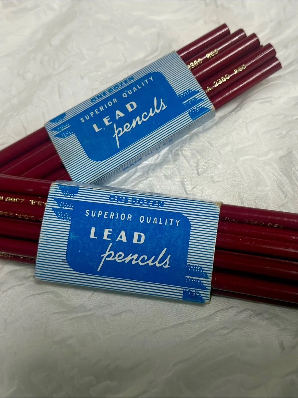Superior Quality Lead Pencils - Red (two Dozen)